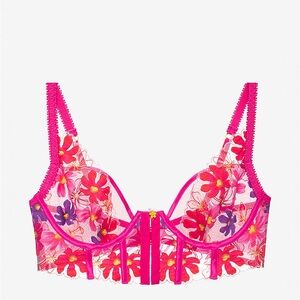 FOR LOVE & LEMONS Lavender Meadows Embroidery Corset Top